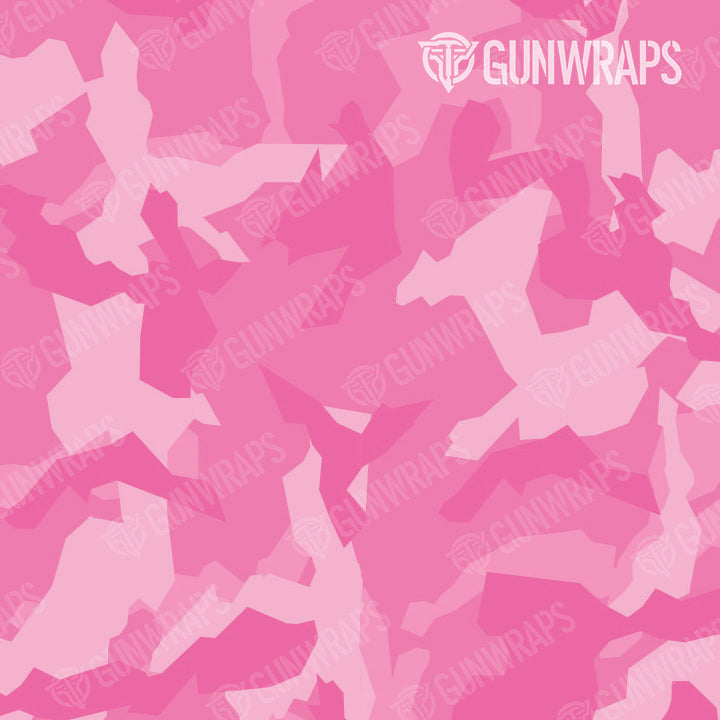 AR 15 Erratic Elite Pink Camo Gun Skin Pattern