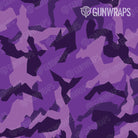 AR 15 Mag Erratic Elite Purple Camo Gun Skin Pattern