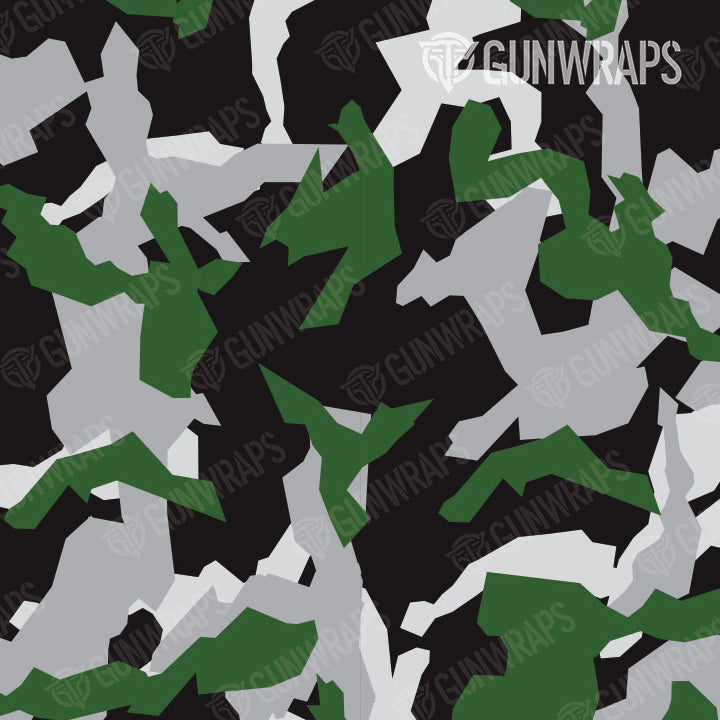 AR 15 Erratic Green Tiger Camo Gun Skin Pattern