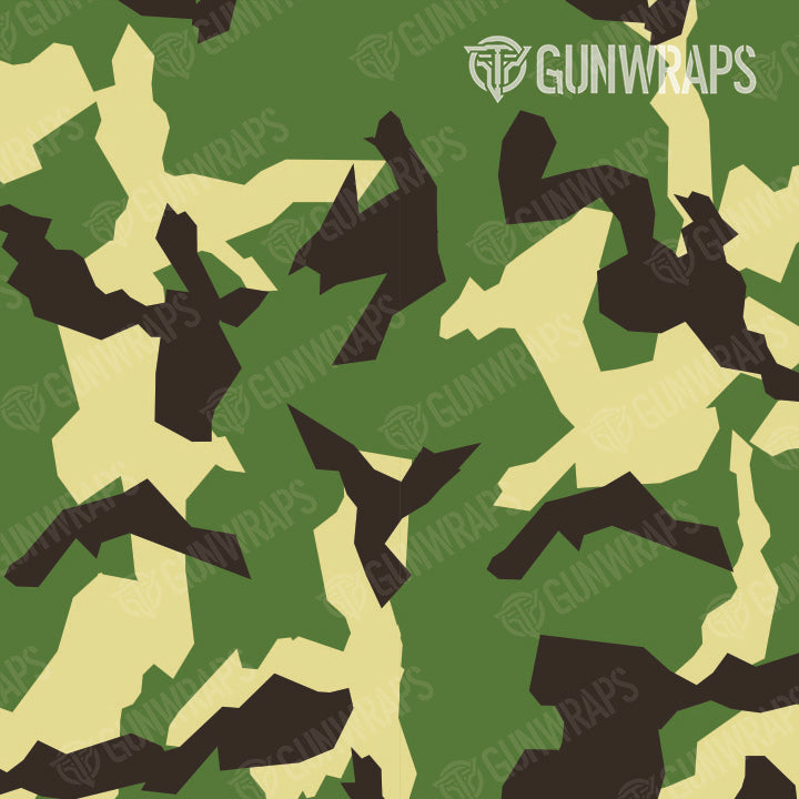 AR 15 Erratic Jungle Camo Gun Skin Pattern