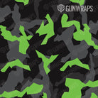 AR 15 Erratic Metro Green Camo Gun Skin Pattern