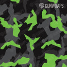 AR 15 Mag Erratic Metro Green Camo Gun Skin Pattern