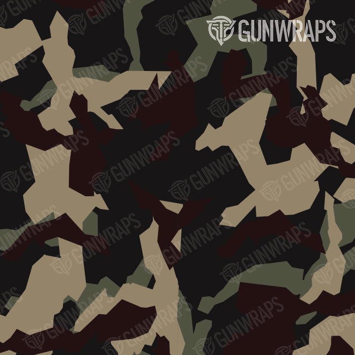 AR 15 Erratic Militant Blood Camo Gun Skin Pattern