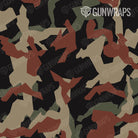 AR 15 Erratic Militant Copper Camo Gun Skin Pattern