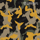 AK 47 Mag Erratic Militant Yellow Camo Gun Skin Pattern