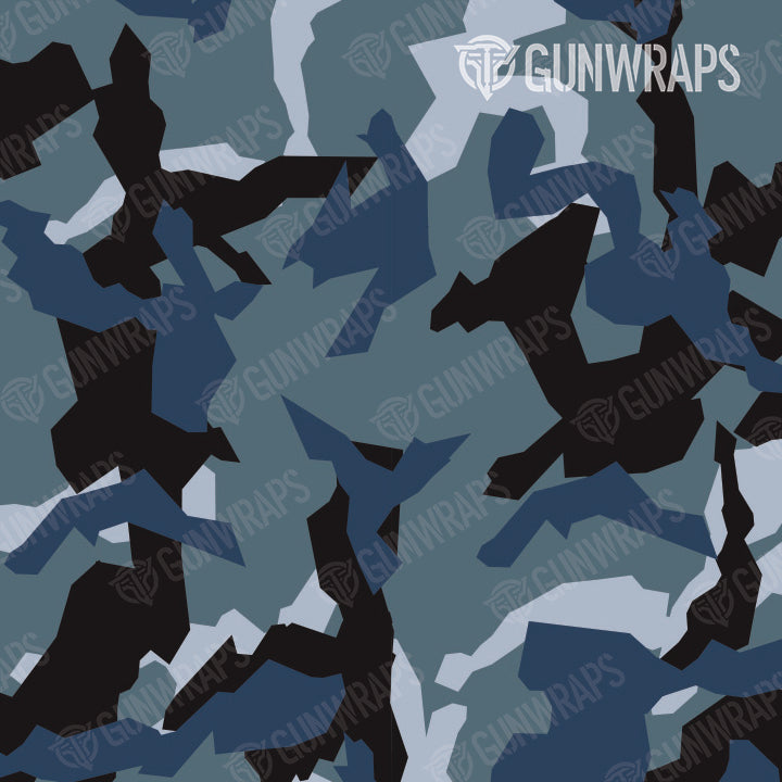 Pistol & Revolver Erratic Navy Camo Gun Skin Pattern