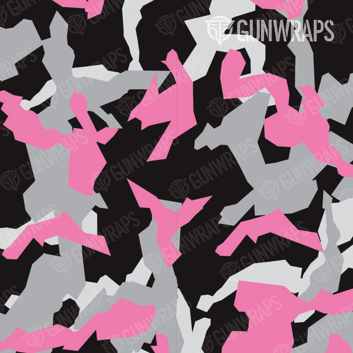 Pistol & Revolver Erratic Pink Tiger Camo Gun Skin Pattern