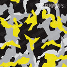 AR 15 Mag Well Erratic Yellow Tiger Camo Gun Skin Pattern