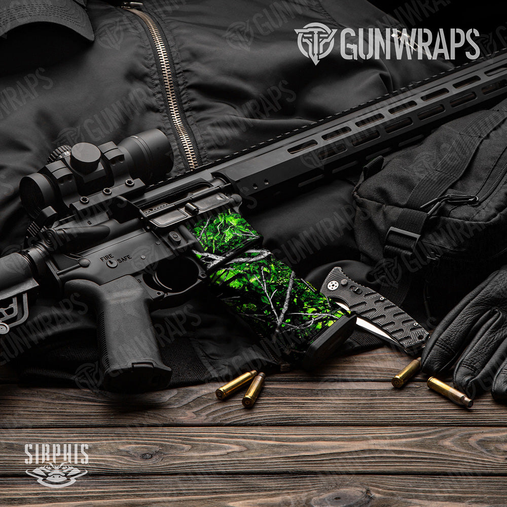 AR 15 Mag & Mag Well Sirphis Toxic Camo Gun Skin Vinyl Wrap