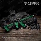 AR 15 Toadaflage Green Camo Gun Skin Vinyl Wrap