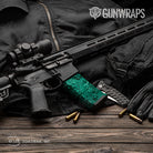 AR 15 Mag Toadaflage Teal Camo Gun Skin Vinyl Wrap