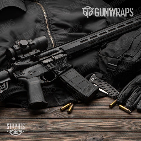 Sirphis Camo AR-15 Well Gun Skin Vinyl Wraps