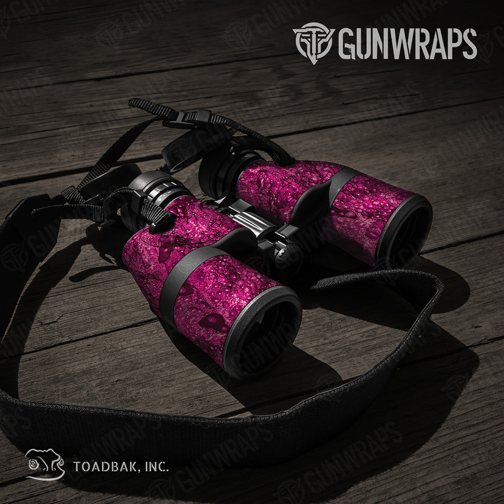 Binocular Toadaflage Magenta Camo Gun Skin Vinyl Wrap