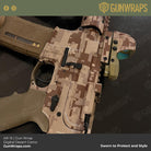 AR15 digital desert gun skin
