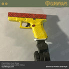Pistol Eclipse Camo Elite Yellow Gun Wrap