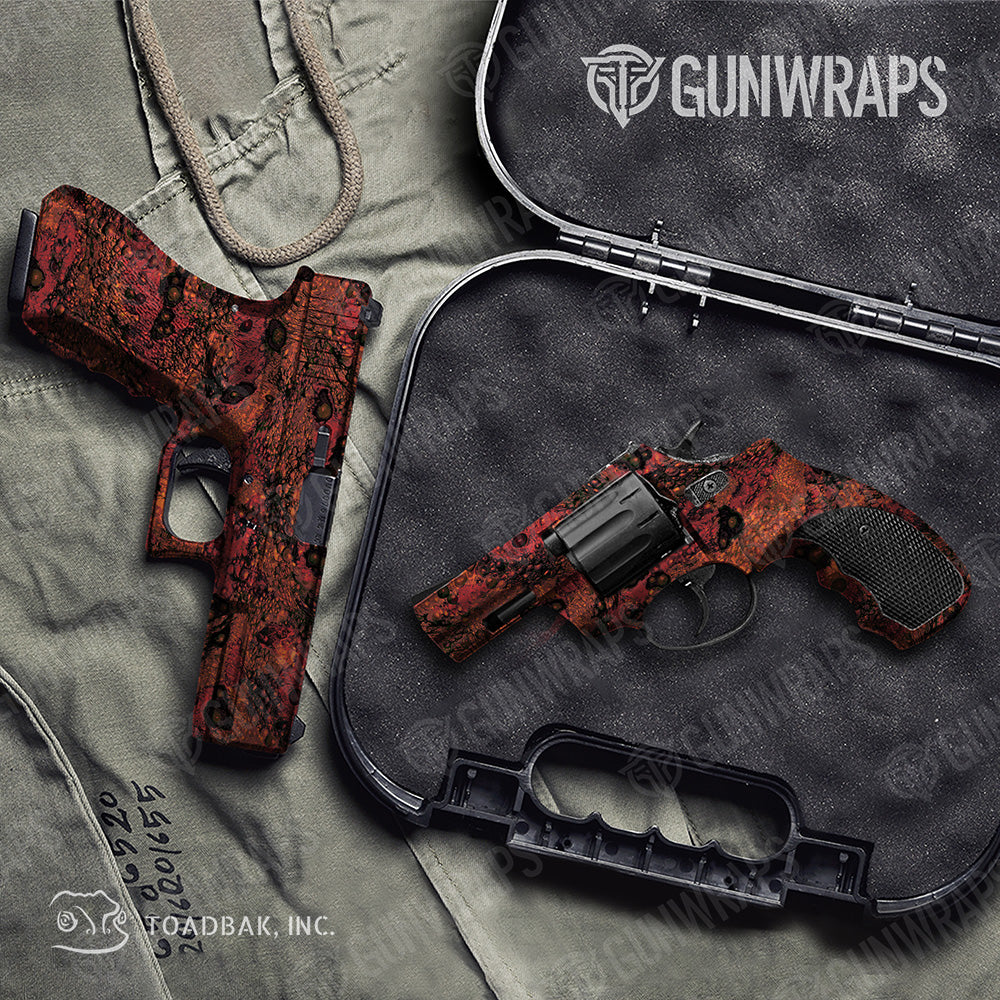 Pistol & Revolver Toadaflage Ember Camo Gun Skin Vinyl Wrap