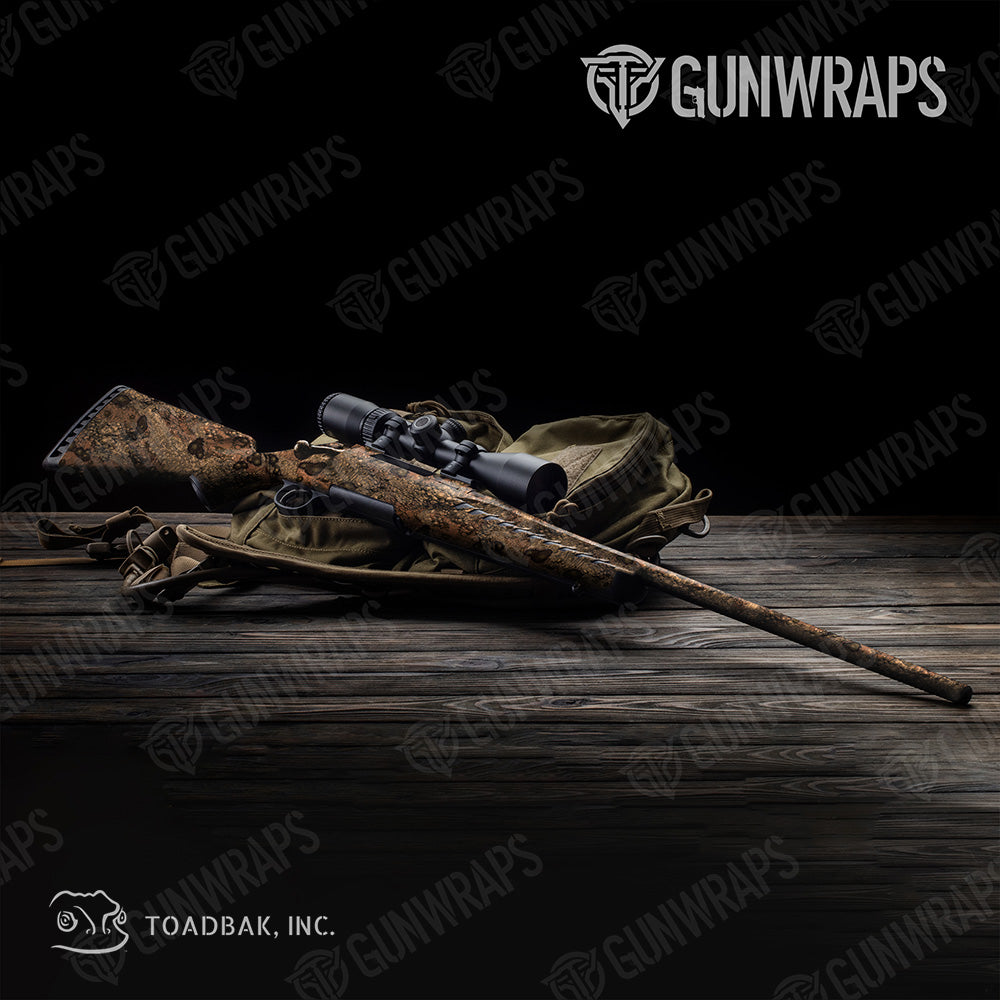 Rifle Toadaflage Dryland Camo Gun Skin Vinyl Wrap