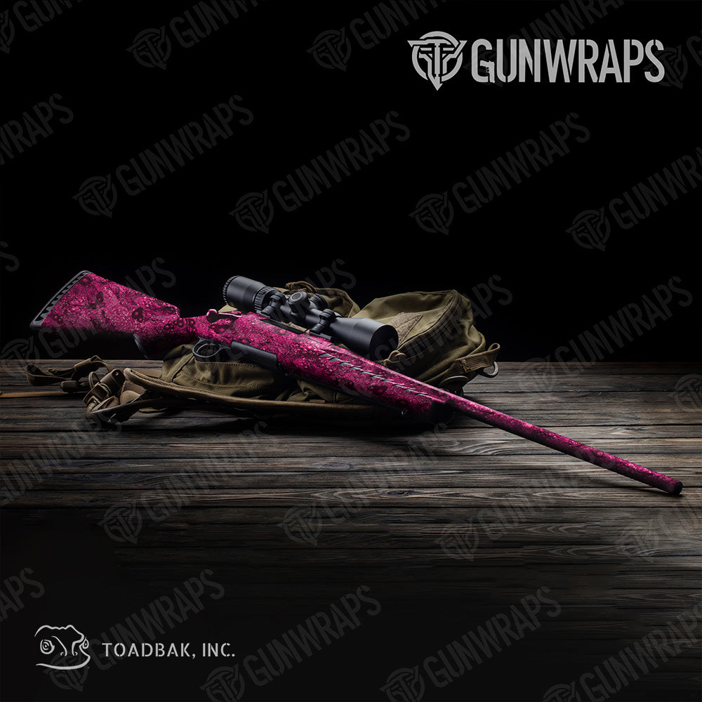 Rifle Toadaflage Magenta Camo Gun Skin Vinyl Wrap