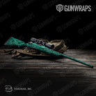 Rifle Toadaflage Teal Camo Gun Skin Vinyl Wrap