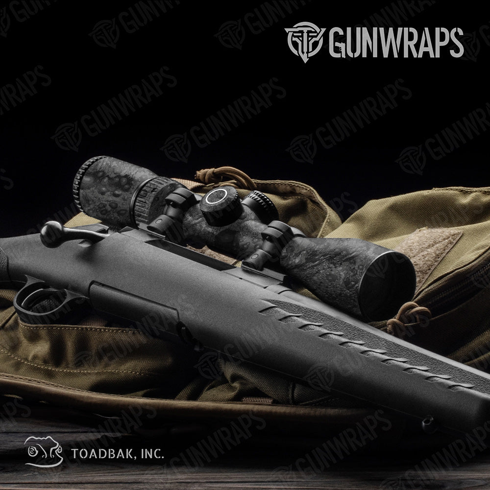 Scope Toadaflage Black Camo Gun Skin Vinyl Wrap