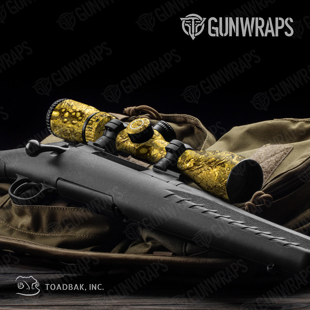 Scope Toadaflage Yellow Camo Gun Skin Vinyl Wrap