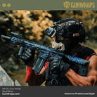 AR-15 in Skull Blue Skin