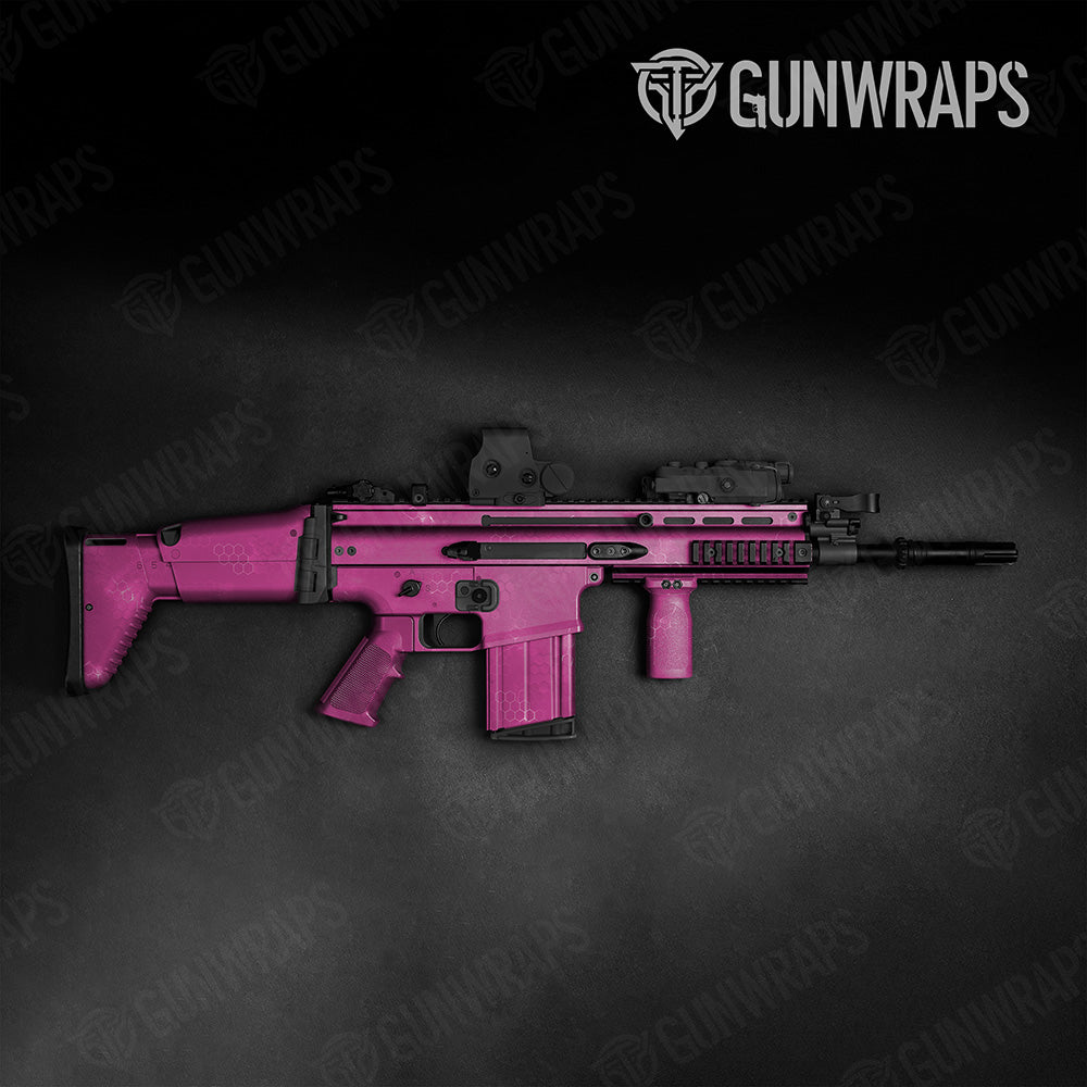 Tactical Hex Electric Magenta Gun Skin Vinyl Wrap