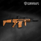 Tactical Hex Electric Orange Gun Skin Vinyl Wrap