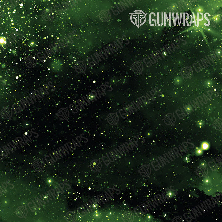 AR 15 Galaxy Green Gun Skin Pattern