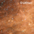 AR 15 Mag Galaxy Orange Nebula Gun Skin Pattern
