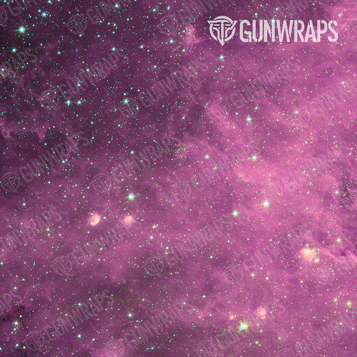 AR 15 Mag Well Galaxy Purple Nebula Gun Skin Pattern