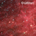 AR 15 Galaxy Red Nebula Gun Skin Pattern