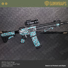 ar 15 tiffany blue tiger skin