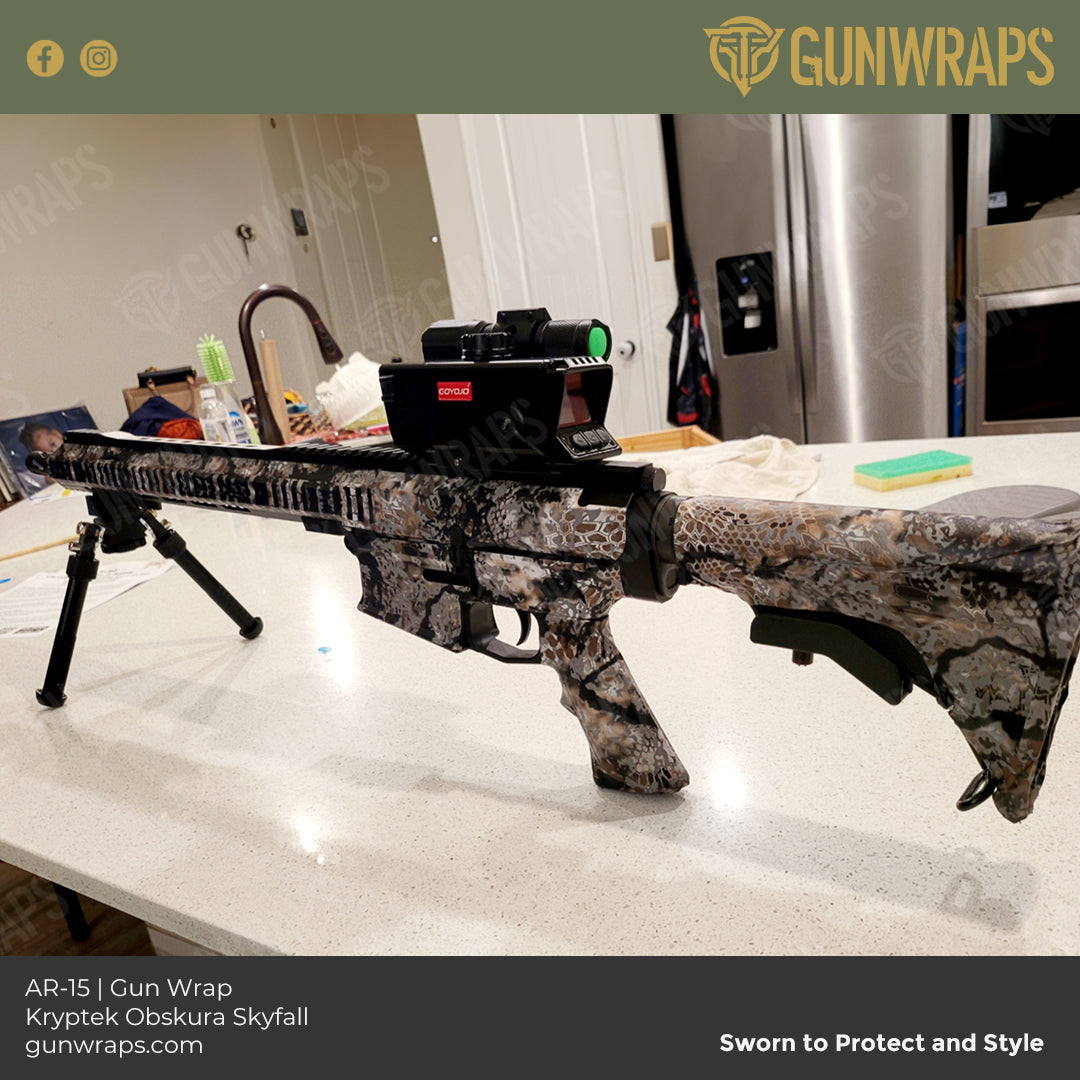 ar 15 kryptek obskura skyfall skin vinyl