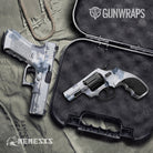 Pistol & Revolver Large Nemesis Snow Tundra Gun Skin Vinyl Wrap