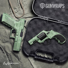 Pistol & Revolver Realtree WAV3 Lime Green Camo Gun Skin Vinyl Wrap