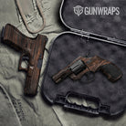 Woodgrain Atlanta Gun Skin Vinyl Wrap