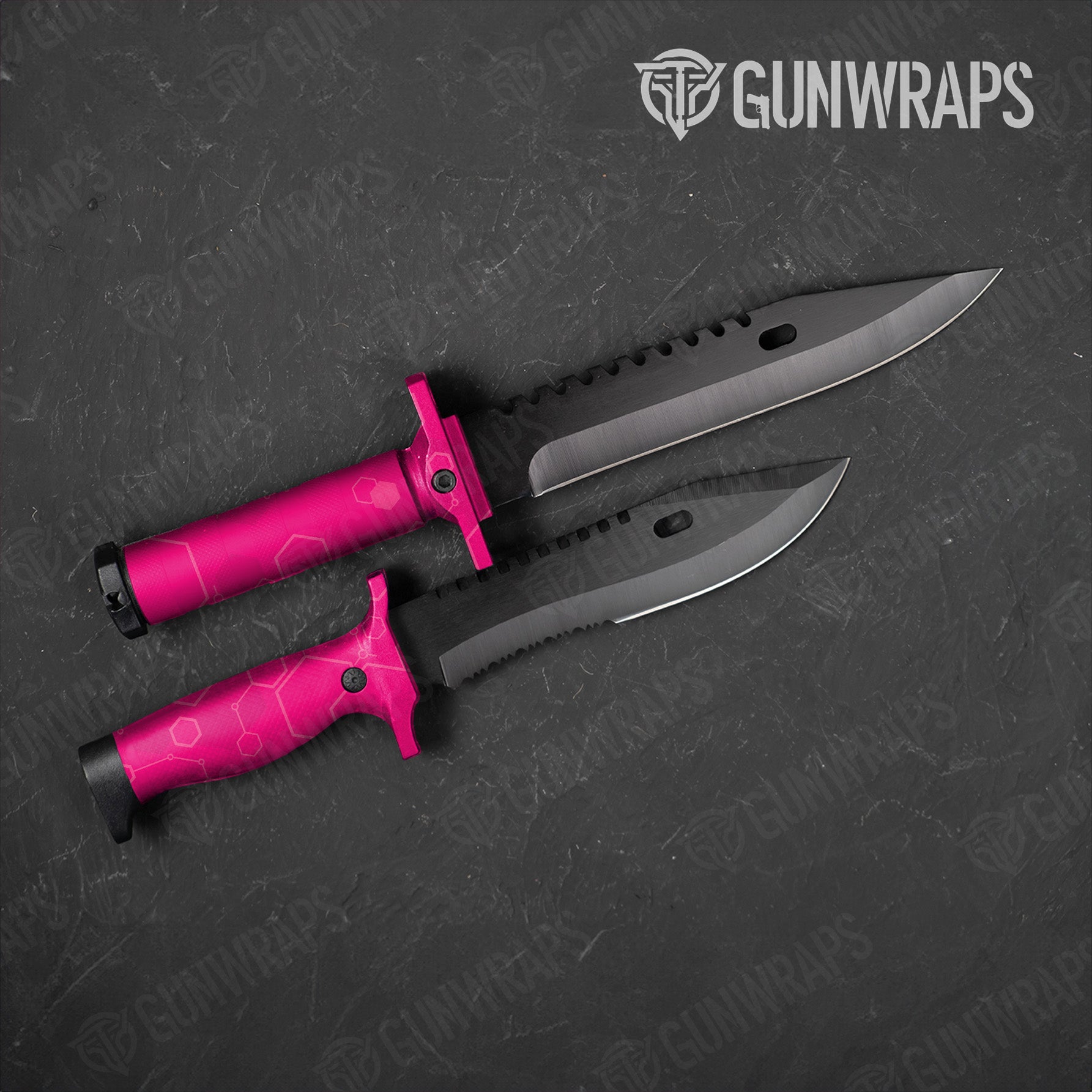 Hex DNA Elite Magenta Knife Gear Skin Vinyl Wrap