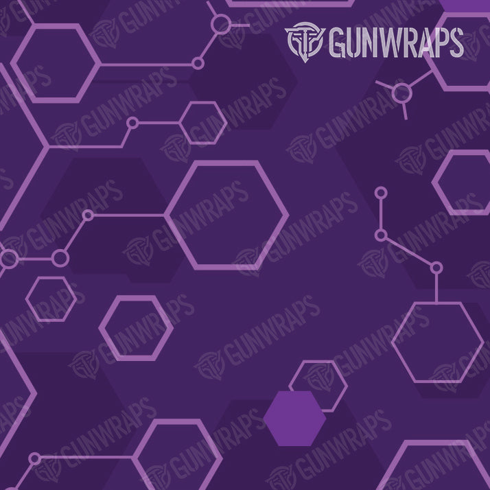 AK 47 Hex DNA Elite Purple Gun Skin Pattern