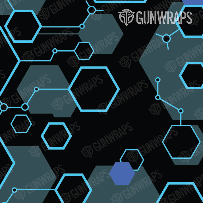 AR 15 Hex DNA Midnight Frost Gun Skin Pattern