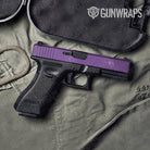 Pistol Slide Hex Electric Purple Pattern