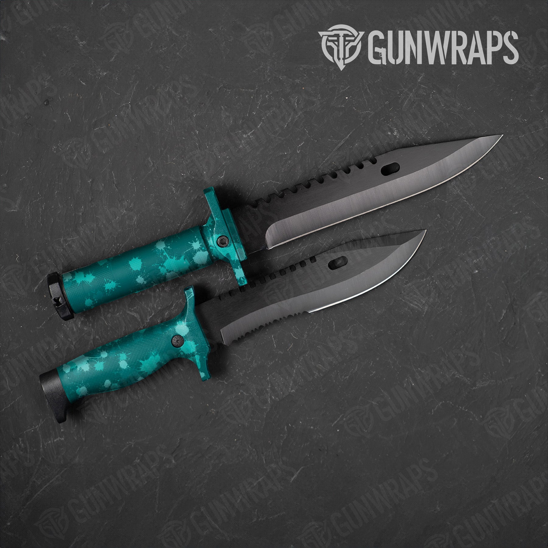 Knife Paintball Elite Tiffany Blue Gear Skin Vinyl Wrap