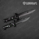 Knife Paintball Green Tiger Gear Skin Vinyl Wrap