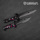 Knife Paintball Magenta Tiger Gear Skin Vinyl Wrap