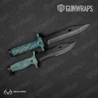 Knife Realtree Aspect Sea Glass Camo Gear Skin Vinyl Wrap
