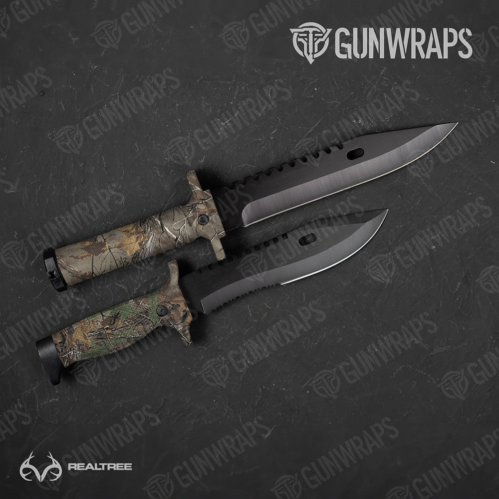 Knife Realtree XTRA Original Camo Gear Skin Vinyl Wrap