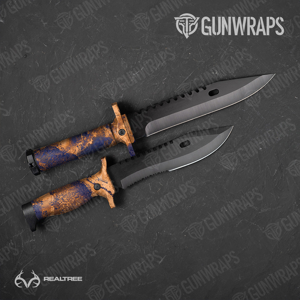 Knife Realtree XTREME Spiced Navy Camo Gun Skin Vinyl Wrap