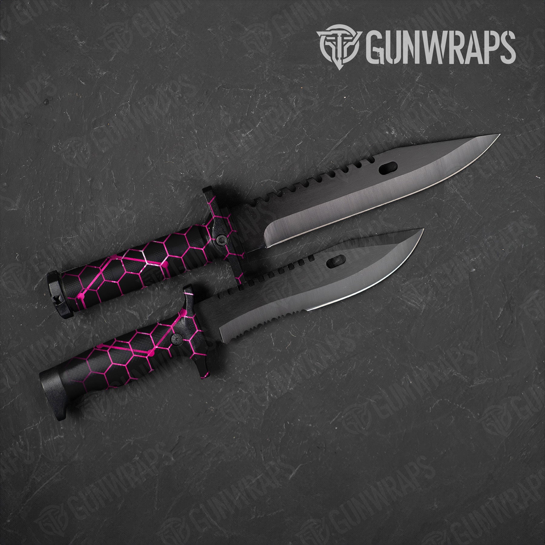 Vivid Hex Magenta Gun Skin Vinyl Wrap