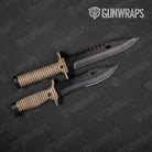 Woodgrain Tokyo Gun Skin Vinyl Wrap