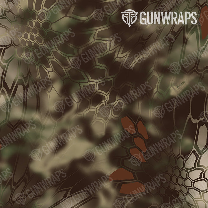 Pistol & Revolver Kryptek Mandrake Camo Gun Skin Pattern